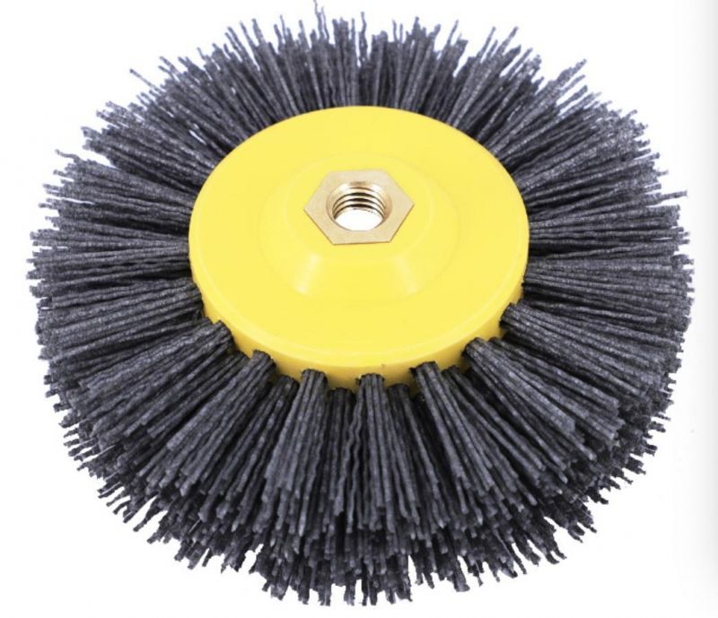 M14 150*50 Wood Polishing Wheel Abrasive Wire Nylon Drawing Wheel