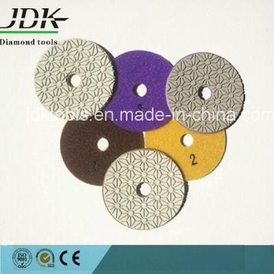 4 Inch Wet/Dry 3 Step Diamond Polishing Pads for Granite