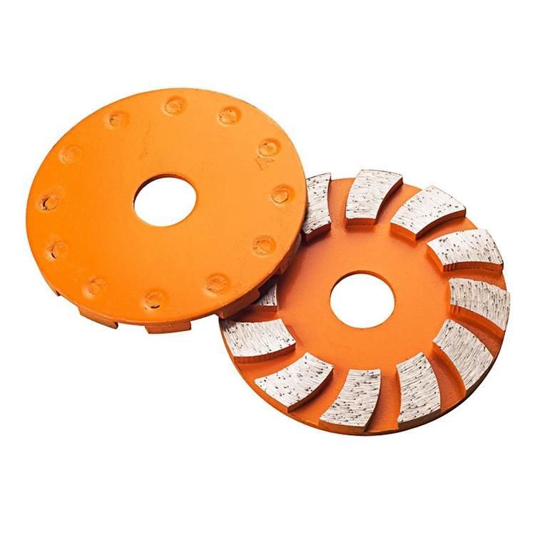 Top Quality 3 Inch 4 Inch Floor Grinding Disc Diamond Grinding Cup Wheel Turbo Grinding Wheel for Granite Marble Concrete