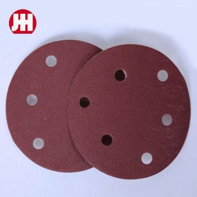 4.5 Inch Alumina Oxide Sandpaper Velcro Sanding Disc