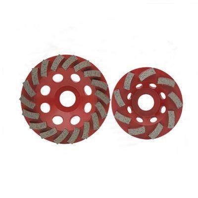 5 Inch D125mm Diamond Grinding Cup Wheel Disc with 18 Segments Diamond Grinding Disc for Angle Grinder for Concrete and Terrazzo Floor
