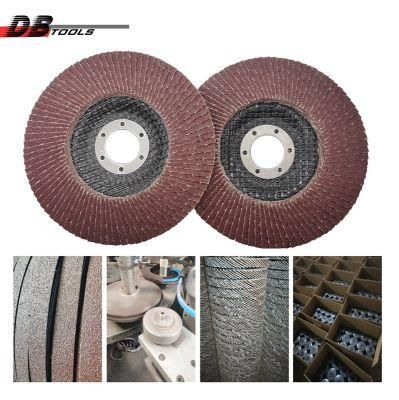 5 Inch 125mm Abrasive Flap Disc Sanding Disc Aluminum Oxide T27 T29 for Paint Remove