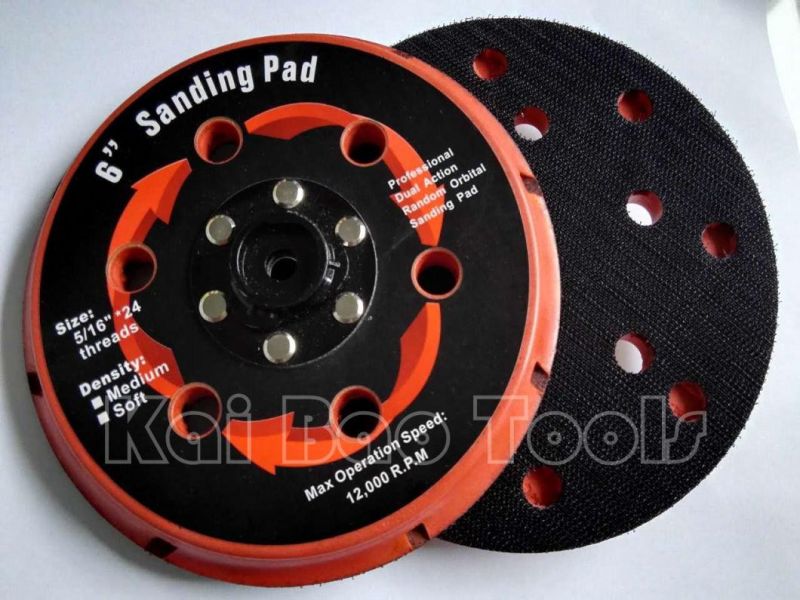 6inch 17h Sanding Backup Hook&Loop Pad