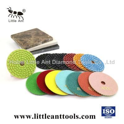 Color Diamond Polishing Pad for Granite, Marble with Sharp, Long Lifespan