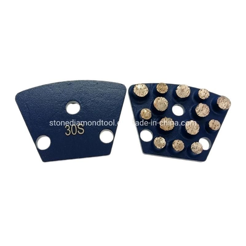 Dots Segments Trapezoid Metal Bond Disc Concrete Grinding Diamond