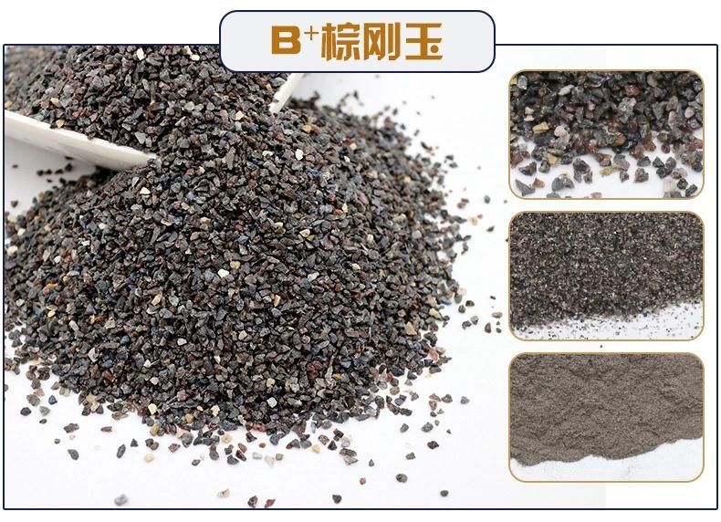 Abrasives 95% Brown Fused Alumina Sandblasting Corundum Abrasive Grit Manufacturers
