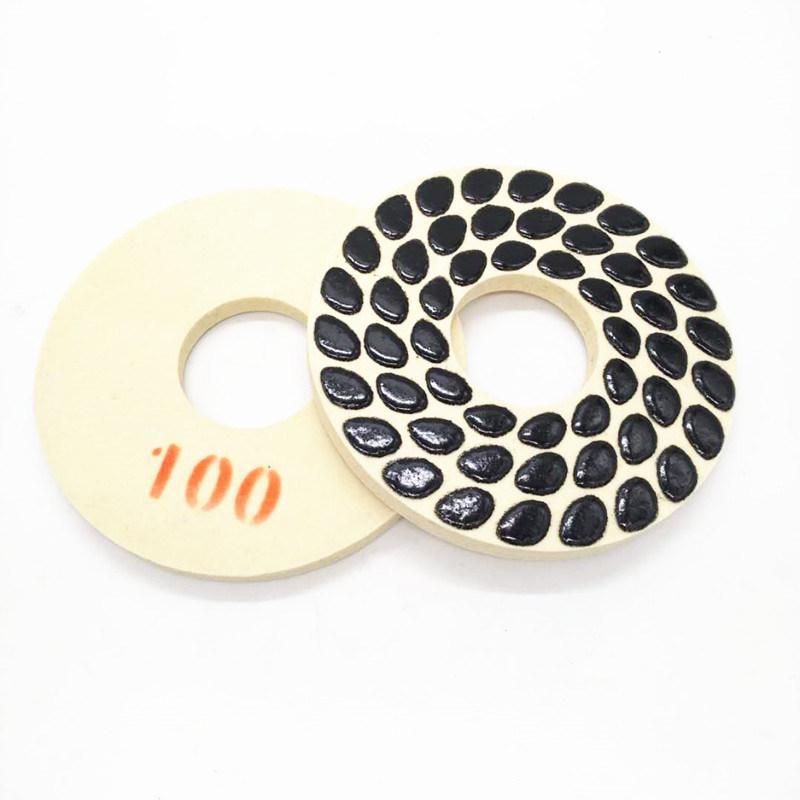 200mm Diamond Resin Abrasive Wool Marble Polishing Pads