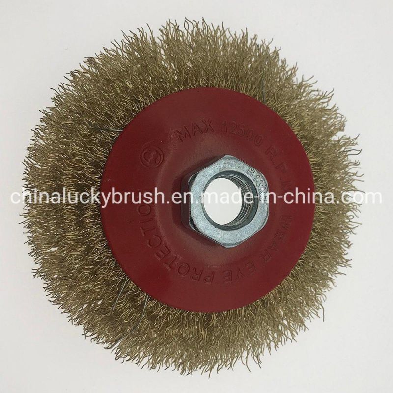 4 Inch Crimped Wire Bevel Brush (YY-940)