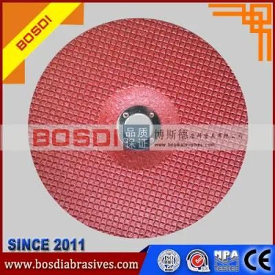 4&quot; Wa/Gc Grinding Wheel/Disk for Stainless Steel/Inox/Metal/Aluminium, Resin, Red/Green/Yellow, No Broken Flexible Grinding Wheel