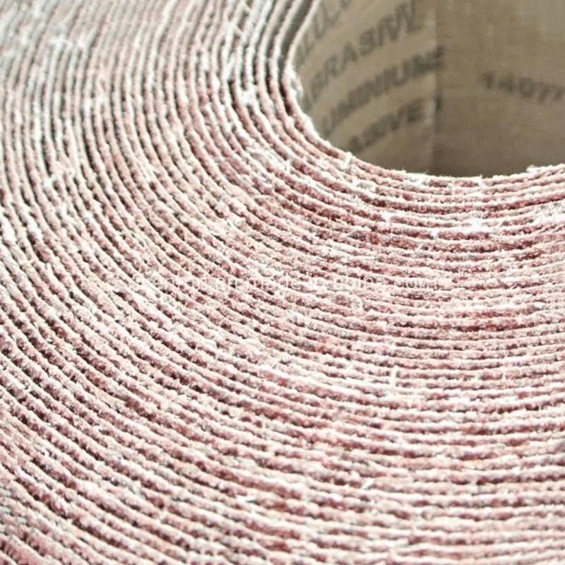 High Efficiency 75mm*533mm Abrasive Sandpaper Manual Sandpaper Strip Sand Paper Roll for Board Material, Furniture, Wood Floor, Leather, Textile and Metal