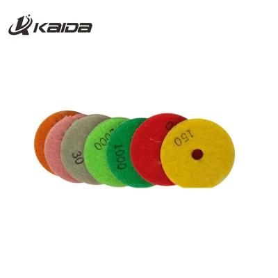 125mm Granite Tools Polishing Pad Diamond Granite Buffing Pads