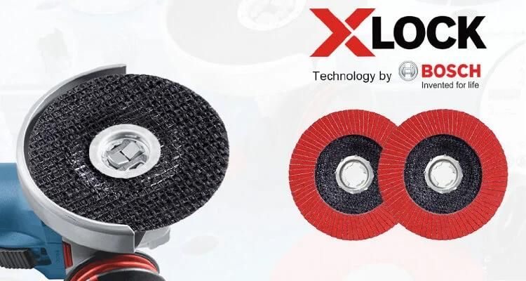 High Quality Wear-Resisting X Lock 4" 4.5" 5"Ceramic Grain Flap Disc for Grinding Stainless Steel and Metal