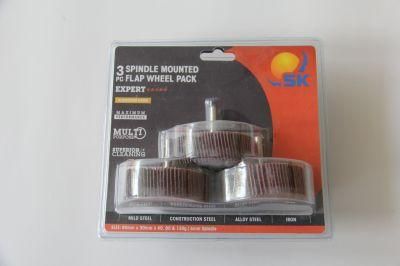 Spindle Mounted Flap Wheel Pack 25mm (3 PIECE)