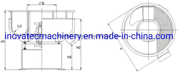 Plastic Rubber Mold Castings Deflashing Deburring Vibratory Finishing Machine