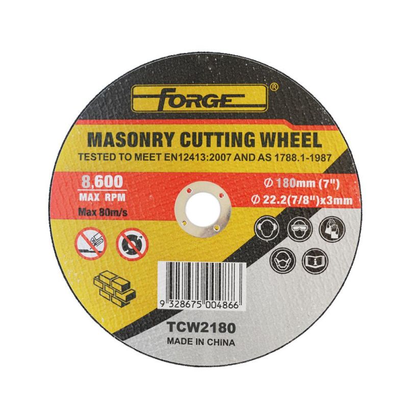 180*3*22.2mm Flat Type Stone Cut off Disc Masonry Cutting-off Wheel