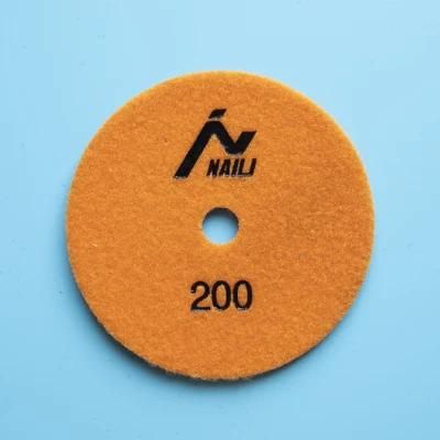 Qifeng Power Tool Diamond Resin Wet Flexible Polishing Pad for Granite