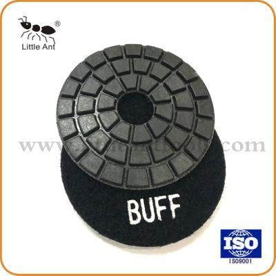 3 Inch Diamond Polishing Pads, White/Black Buffing Pads