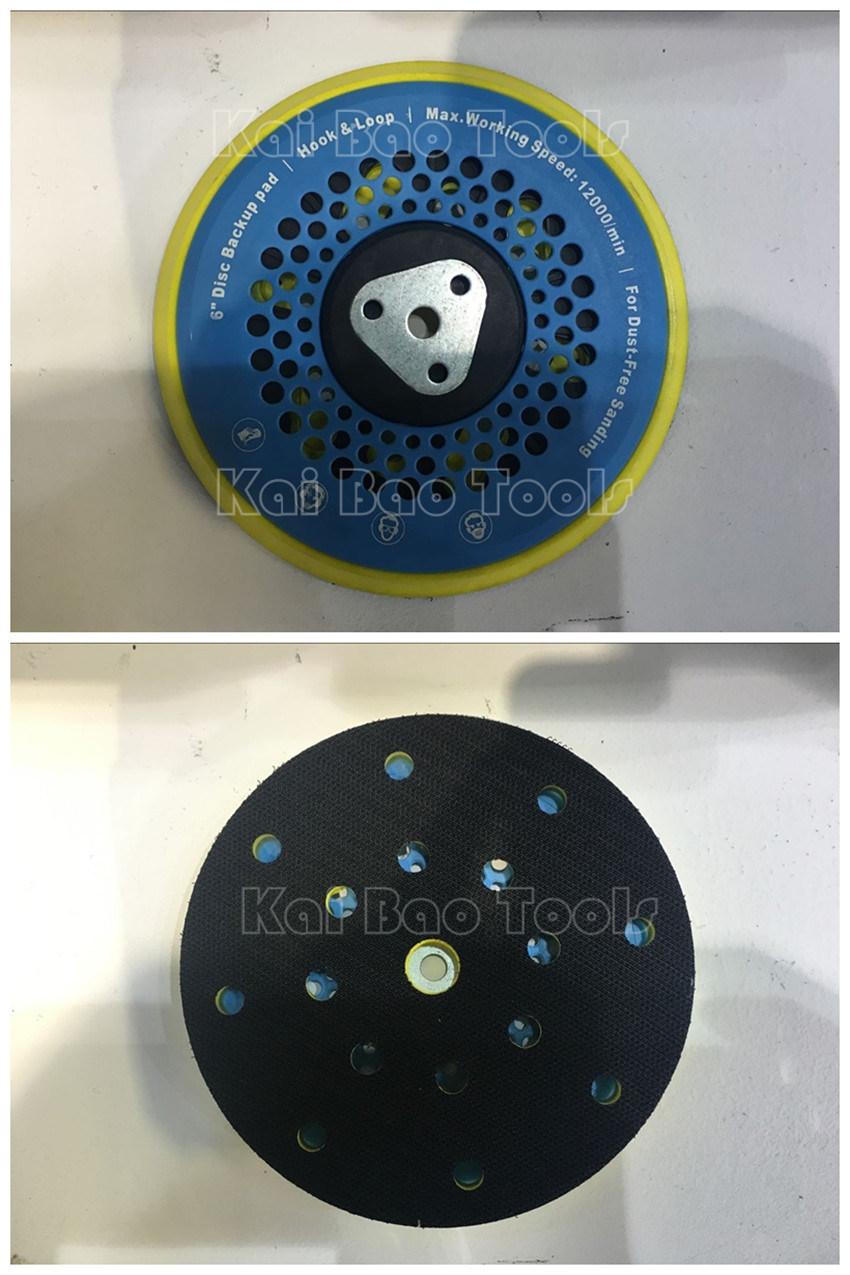 6 Inch Multiple Hole Sanding Backup Pad 150mm Round Backing Pad with 54 Hole