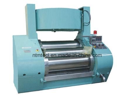 Hydraulic Triple Roller Mill with Water Cooling for Ink, Sliver Paste, Leads Wet Grinding with Three Super Hard Alloy Roll