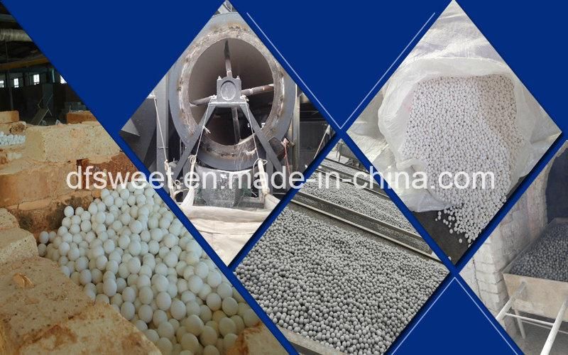 Al2O3 92% Alumina Ceramic Grinding Ball China Manufacturers