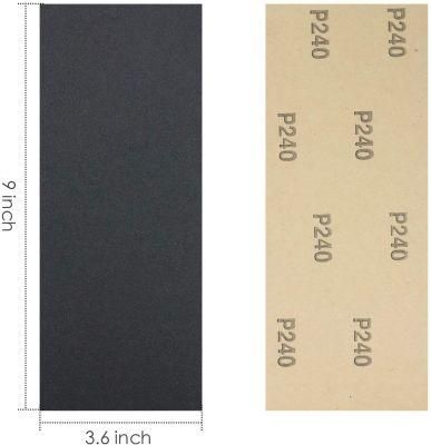 9X3.6 Inch Abrasive Paper Sheets Wet Dry Sandpaper 120-320 Grit for Metal Wood Furniture Automotive
