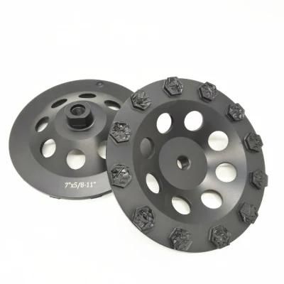 180mm PCD Tungsten Carbide Diamond Cup Wheels