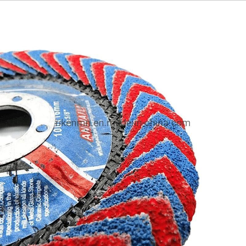Curved Flap Disc Flap Wheel for Polishing Corners