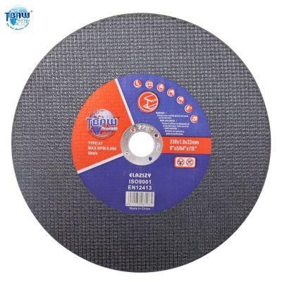 9&quot;230X1.9X22mm China Suppliers Big Size Cutting Wheel for Metal, Staninless Steel