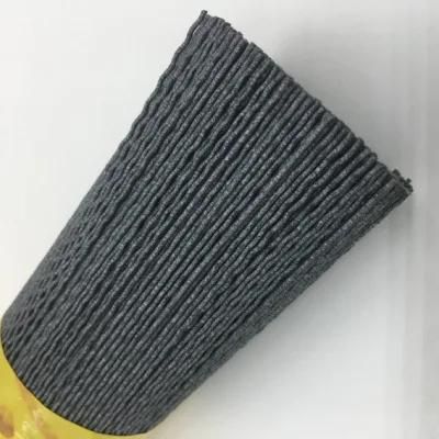 N612 PA612 Polyamide Nylon Sic Silicon Carbide Grit 500# 0.65mm Wavy Crimped Abrasive Nylon Filament for Textile Industry Sueding Roller Brush