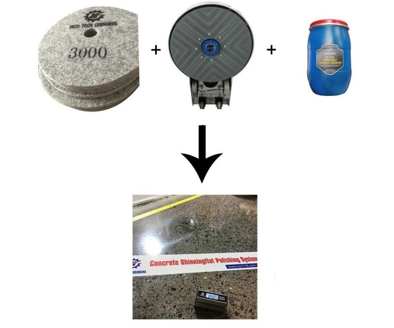 High Tech Grinding 27inch High Speed Dry Polishing Diamond Pads