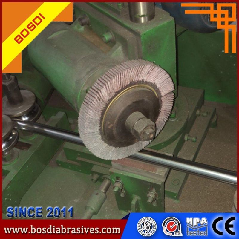 14"X2"X2" Unmounted Flap Wheel Grinding Magnesium and Titanium Alloy and Stainless Steel, Abrasive Flap Wheel Without Shank