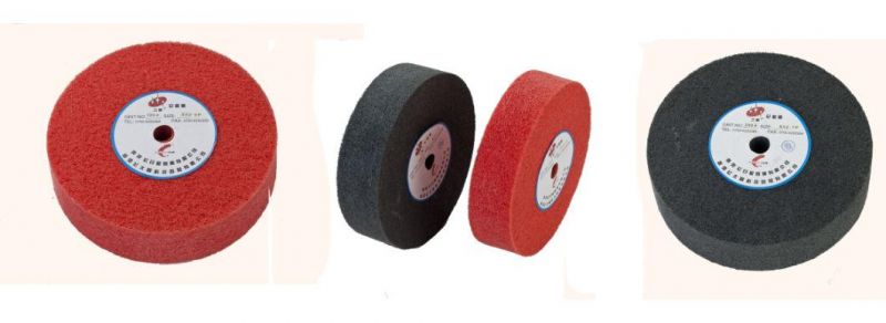 New Non Woven Red Round Polishing Wheel