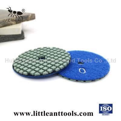 100mm Flexible Diamond Dry Polishing Pads for Counter-Top