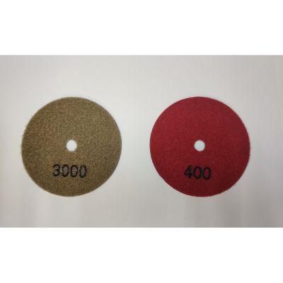 Qifeng Power Tool 6 Inch Diamond Resin Bond Dry Polishing Pad for Granite&Marble