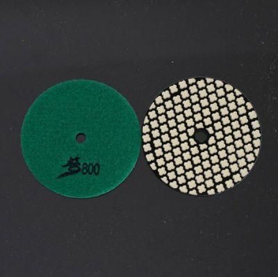 Qifeng Manufacturer Power Tool 7 Steps Diamond Resin Wet Polishing Pads for Stone Marble Granite Grinding