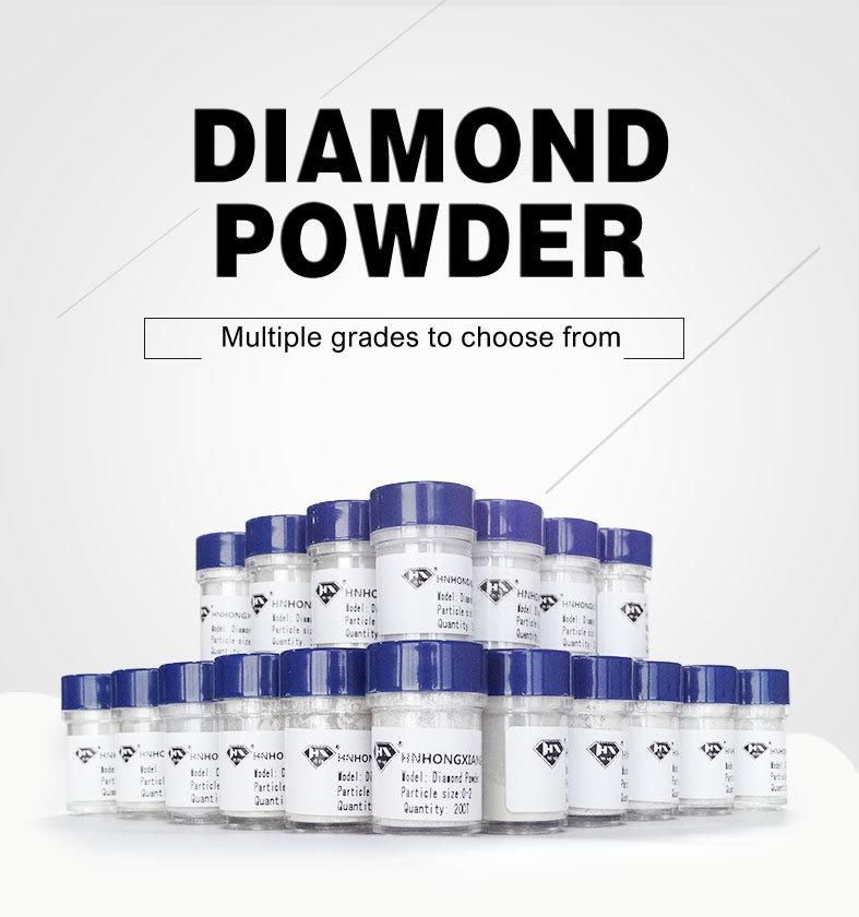 Micron Size Diamond Powder Synthetic Diamond Powder for Gem Polishing