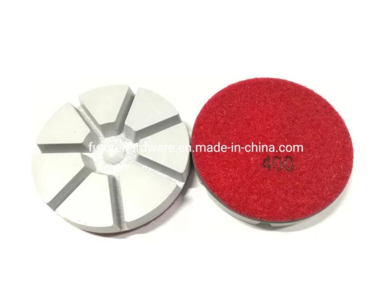 China Supplier Wholesale Custom Resin Metal Grinding Diamond Polishing Pads for Concrete
