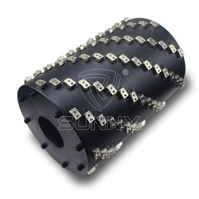 Customized Diamond Bush Hammer Roller for Scraching Finish