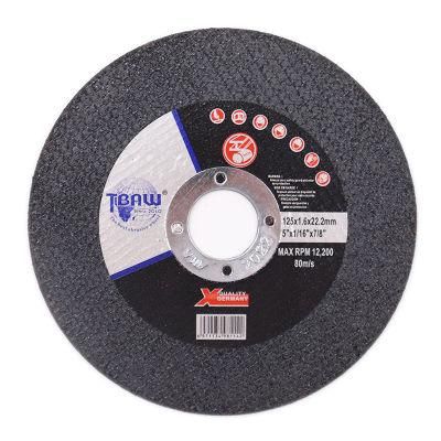 Disco De Corte De 5 &quot;Disco De Corte Factory Disco De Corte De Metal Abrasivo Todo En Uno De 5&quot; 125X1X22mm Super Thin Cutting Wheel for Fiberglass