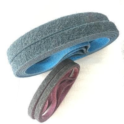 High Quality Wear-Resisting Abrasive Tools Non-Woven Sanding Belt for Grinding and Polishing Stainless Steel and Metal