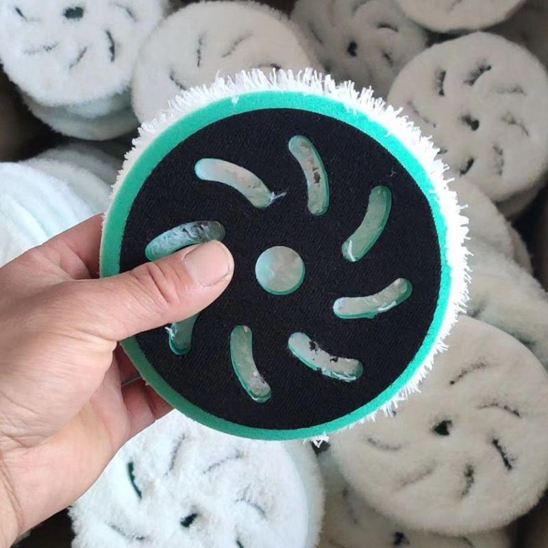 5inch Wool Pad 125mm Foam Plate Polishing Pad Thickness Can Be Customized Waxing Pad 5′′ Wool Sponge Pad