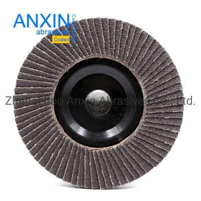 Flap Disc with Plastic Bore for Steel and Stainless Steel, Calcined a/O