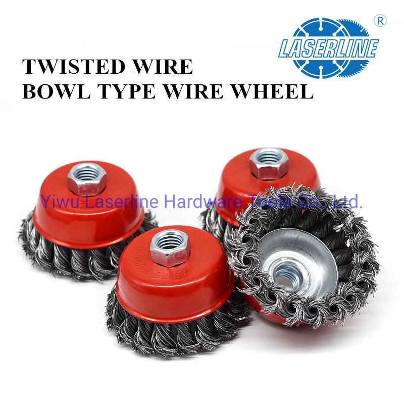 Twist Steel Wire Cup Brush/Twist Knot Brush