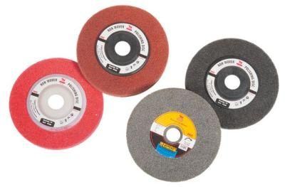 Non Woven Abrasive Wheel 8&quot;X2&quot; U0/4p Maroon Alox for Stainless Steel/Wood/Metal/Varnish