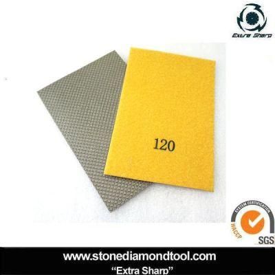 120# Grit Hand Pad Diamond Electroplated Abrasive Hand Paper