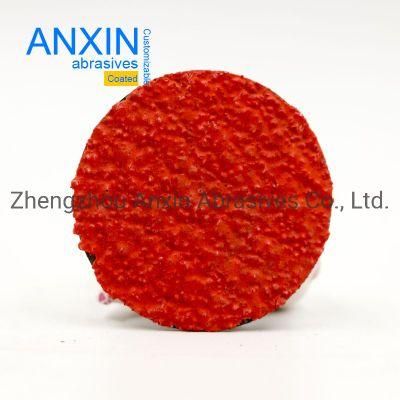 Aluminium Oxide Quick Change Abrasive Disc with Fiber Back, R Type