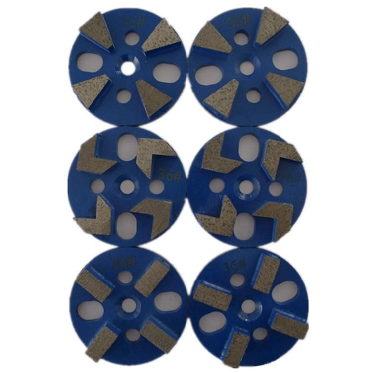 3 Inch D80mm Universal Diamond Polishing Pads with Four Arrow Segments Diamond Grinding Disc for Concrete and Terrazzo Floor