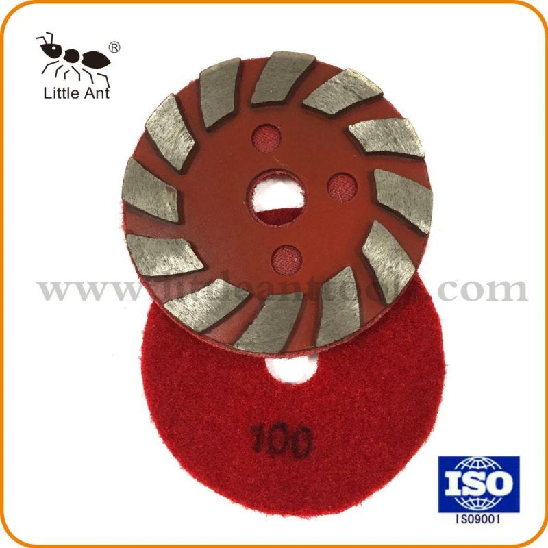 4"/100mm Diamond Grinding Disk Floor Polishing Plate Abrasive Pad for Stone