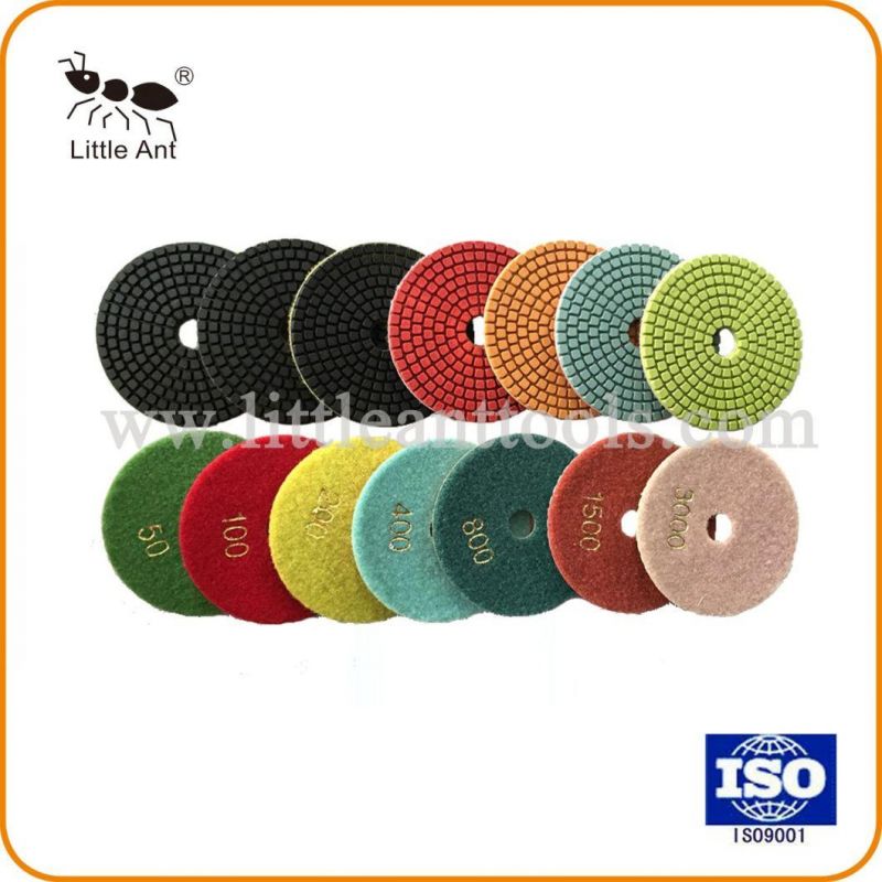 4" 100mm Diamond Flexible Wet Polishing Pads