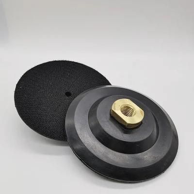 4inch Manufacturer of Diamond Polishing Pad 5/8-11 Rubber Backers Flexible Rubber Holder for Angle Grinder From China